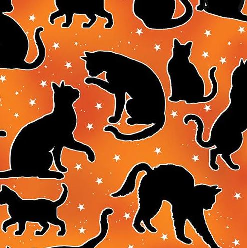 Spooktacular Cats Orange - Click Image to Close