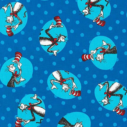Dr. Seuss The Cat In The Hat 15672 Blue - Click Image to Close
