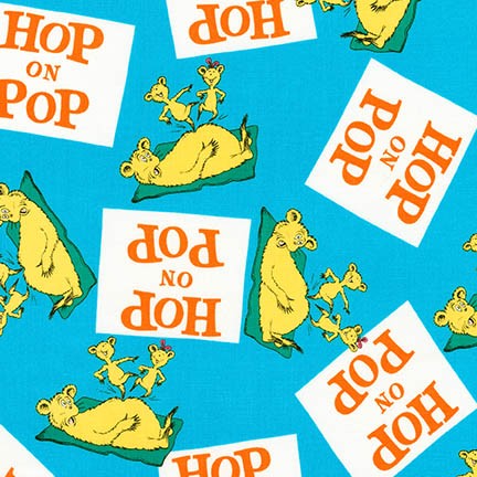 Dr. Seuss Hop on Pop Blue 17014