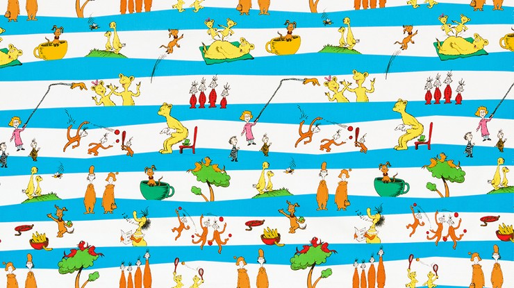 Dr. Seuss Hop On Pop Stripe 17017 - Click Image to Close