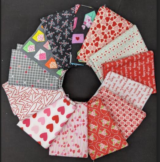 Common Colors - Be My Valentine fat quarter pack - Click Image to Close